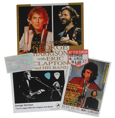 Lot #2029 George Harrison and Eric Clapton Signed Guitar - Image 2