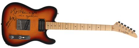 Lot #2118 Keith Richards Signed Guitar - Image 1