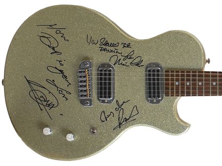 Lot #2273  Bee Gees Signed Guitar - Image 2