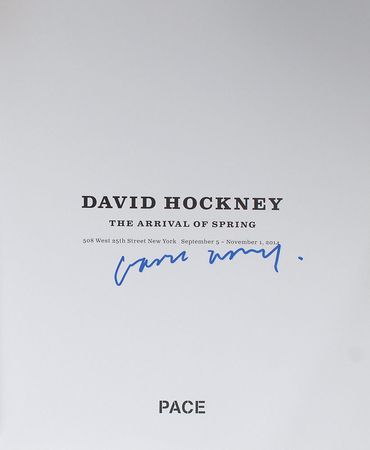 Lot #2586 David Hockney Signed Book - Image 1