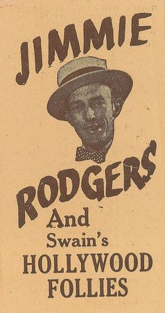 Lot #2175 Jimmie Rodgers Broadside and Tour Card - Image 2