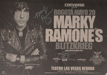 Lot #2409 Marky Ramone Collection of Three Signed Posters - Image 2