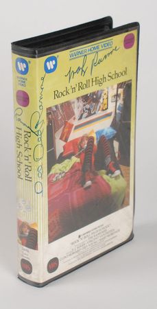 Lot #2424 The Ramones Signed ?Rock ?n? Roll High School? VHS - Image 1
