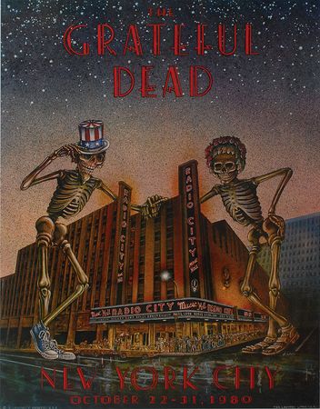 Lot #2137  Grateful Dead Collection of Three Posters: Rick Griffin - Image 1