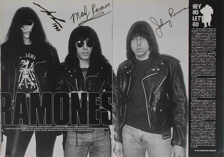 Lot #2408 The Ramones Signed Tour Book - Image 1