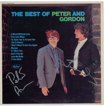 Lot #2296 Peter and Gordon Signed Album - Image 1