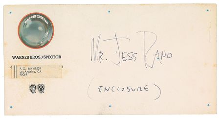 Lot #2303 Phil Spector Handwritten Note - Image 3