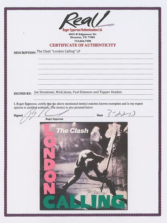 Lot #2428 The Clash Signed Album - Image 3