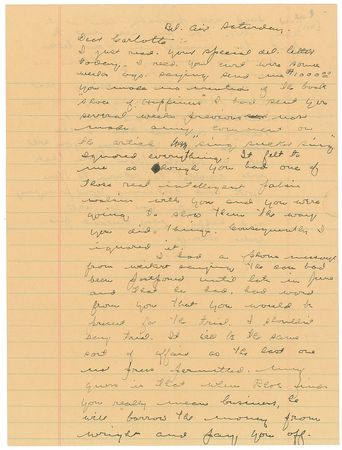 Lot #2519 W. C. Fields Autograph Letter Signed - Image 1
