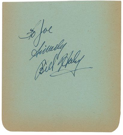 Lot #2200 Bill Haley and His Comets Signatures - Image 1