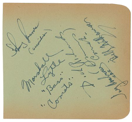 Lot #2200 Bill Haley and His Comets Signatures - Image 2
