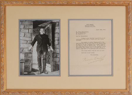 Lot #2518 Boris Karloff Typed Letter Signed - Image 1