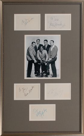 Lot #2202 Rat Pack Signature Display - Image 1