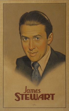 Lot #2535 James Stewart Original Art Banner - Image 1