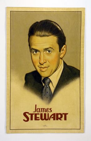 Lot #2535 James Stewart Original Art Banner - Image 2