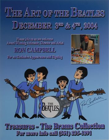 Lot #2039 Ron Campbell Yellow Submarine Watercolor - Image 3