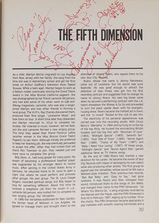 Lot #2298 Rock and Roll Musicians Signed Book - Image 7