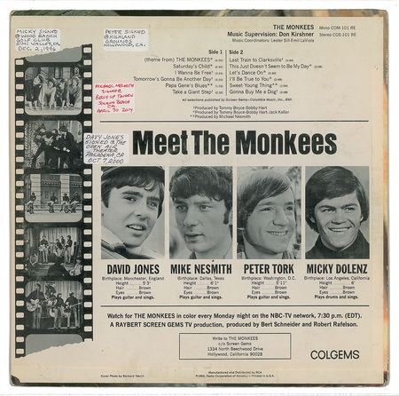 Lot #2290 The Monkees Signed Album - Image 2