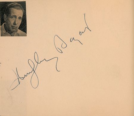 Lot #2513 Humphrey Bogart Signed Autograph Album - Image 1