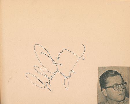 Lot #2513 Humphrey Bogart Signed Autograph Album - Image 5