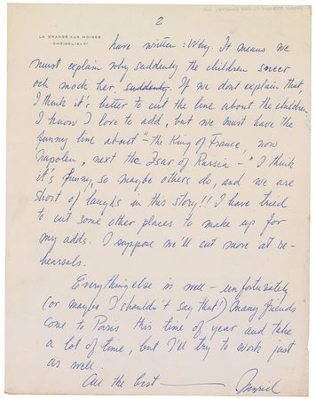 Lot #2520 Ingrid Bergman Autograph Letter Signed - Image 2