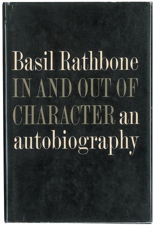 Lot #2532 Basil Rathbone Signed Book - Image 2