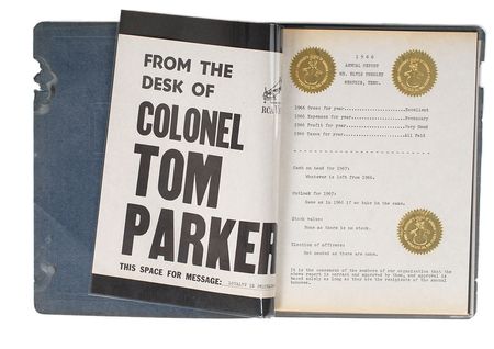 Lot #2087 Elvis Presley Joke Financial Report - Image 3