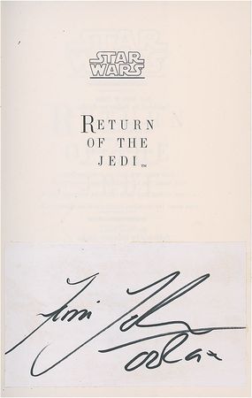 Lot #2570 Star Wars Signed Book - Image 1