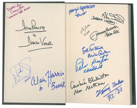Lot #2570 Star Wars Signed Book - Image 3