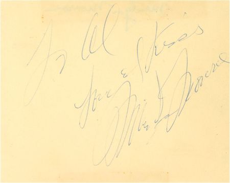 Lot #2515 Marilyn Monroe Signature - Image 2