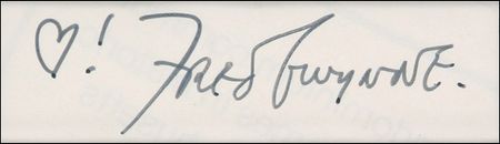 Lot #2553 The Munsters: Fred Gwynne Signature - Image 2