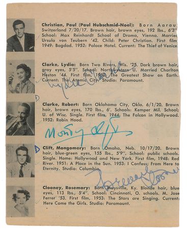 Lot #2510  Vintage Hollywood Signed ?Who?s Who? Booklet - Image 2