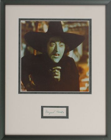 Lot #2508 Wizard of Oz: Margaret Hamilton Signature - Image 1