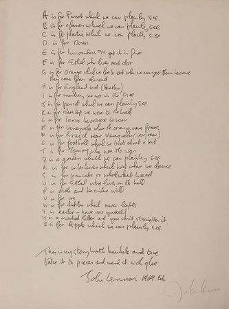 Lot #2060 John Lennon Full Set of Dutch ‘Bag One’ Lithographs - Image 6