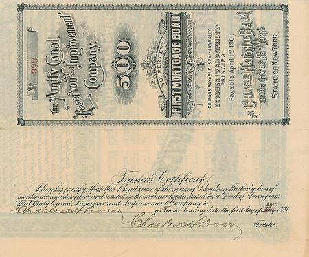 Lot #270 Charles Dow Signed Document - Image 1