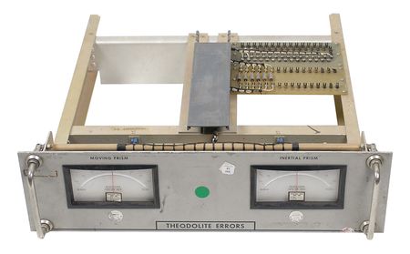 Lot #558 Saturn Theodolite Errors Panel Console Panel - Image 1