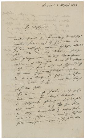 Lot #701 August Heinrich Hoffmann von Fallersleben Handwritten Letter Signed - Image 2