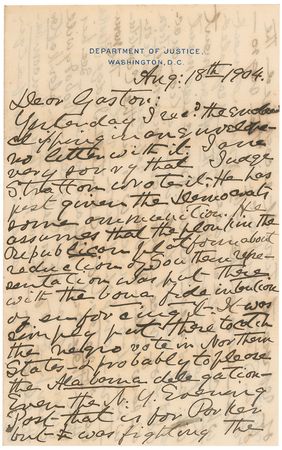 Lot #351 John S. Mosby: “Jefferson was accused of not only eating but of sleeping with Negroes” - Image 1