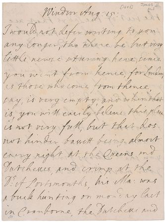 Lot #235 King James II Handwritten Letter Signed - Image 1