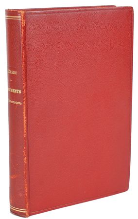 Lot #643 Pablo Picasso: Exceptionally bold signature and inscription to the book?s translator - Image 2