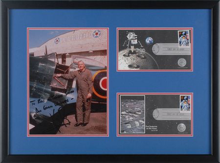 Lot #459 Neil Armstrong Signed Photograph - Image 1