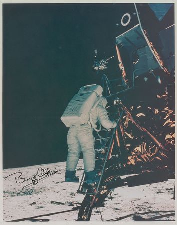 Lot #606 Buzz Aldrin Signed Photographs - Image 2