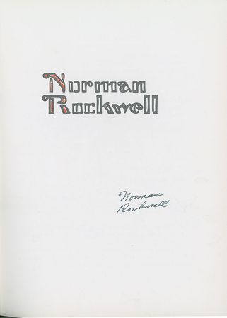Lot #662 Norman Rockwell Book - Image 1