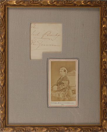 Lot #313 Queen Victoria Signature - Image 1
