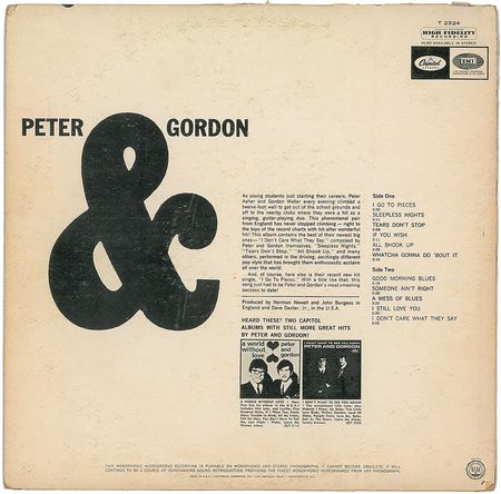 Lot #836 Peter and Gordon Album - Image 2