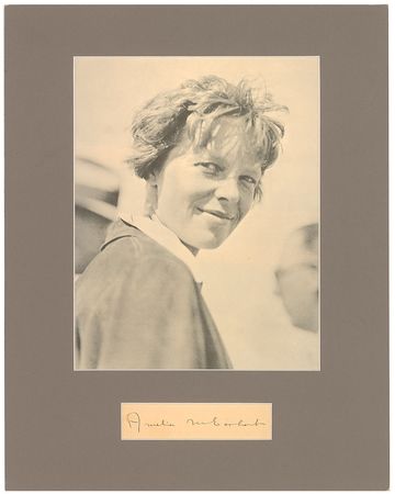 Lot #408 Amelia Earhart Signature - Image 1