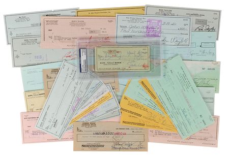 Lot #859 Celebrity Checks Checks - Image 2