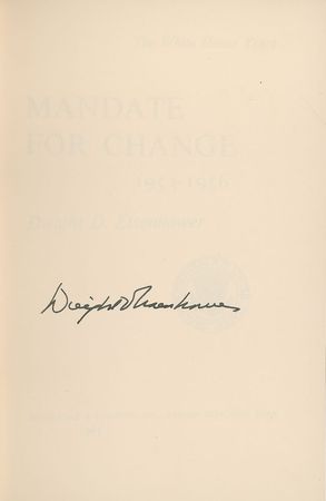 Lot #83 Dwight D. Eisenhower Book - Image 1