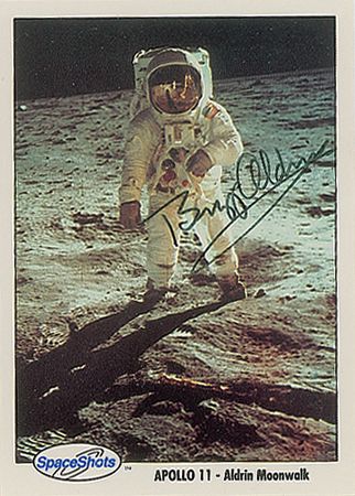 Lot #605 Buzz Aldrin Trading Cards - Image 2