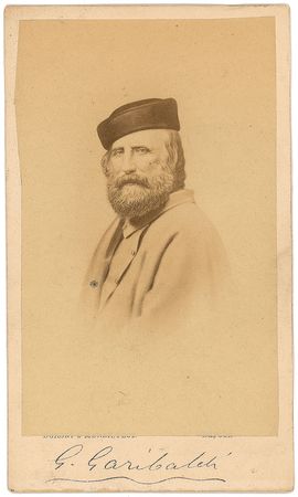 Lot #219 Giuseppe Garibaldi Handwritten Letter Signed - Image 1